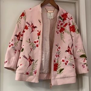 Ted baker embroidered jacket
